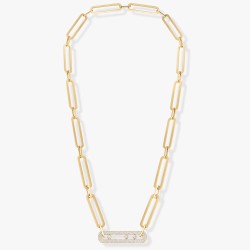 Collier Sautoir Move 10th Anniversary XL Diamant Or Jaune