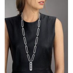 Collier Sautoir Move 10th Anniversary XL Diamant Or Jaune